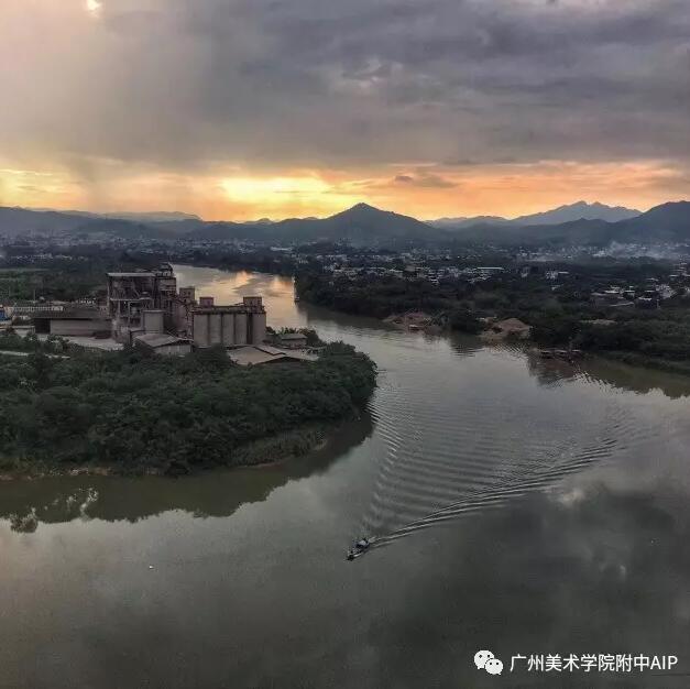 梅江夕照 | Sunset Mei River （陈树强摄）
