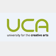 英国创意艺术大学的logo图