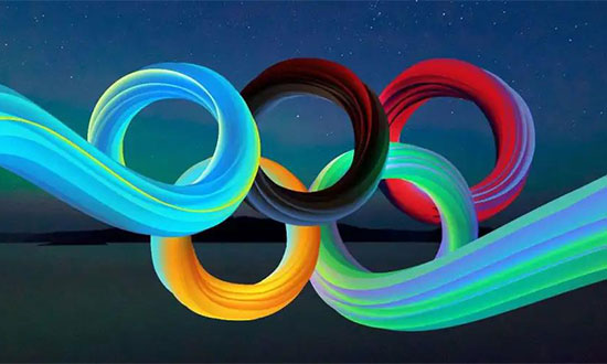 现代奥林匹克运动会五环标志