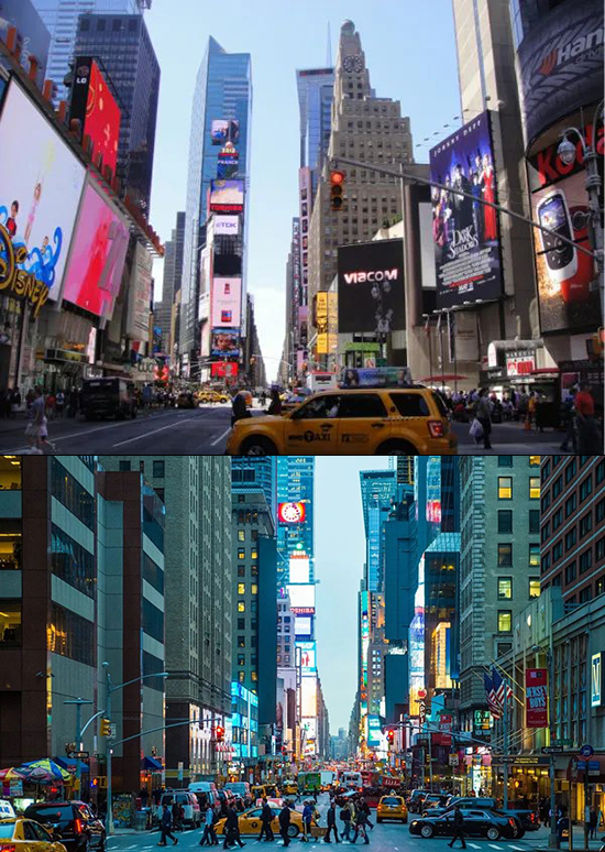 纽约曼哈顿街道