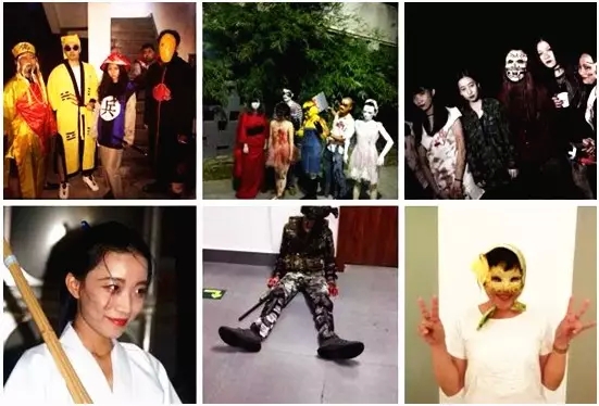 当万圣节遇上“脑洞大开”的美术生，画面开始惊悚了…..