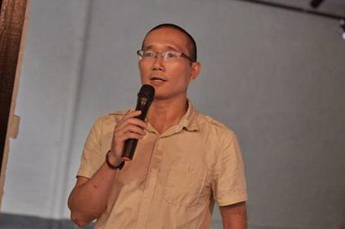 策展人陈树强开幕致辞 策展人陈树强开幕致辞