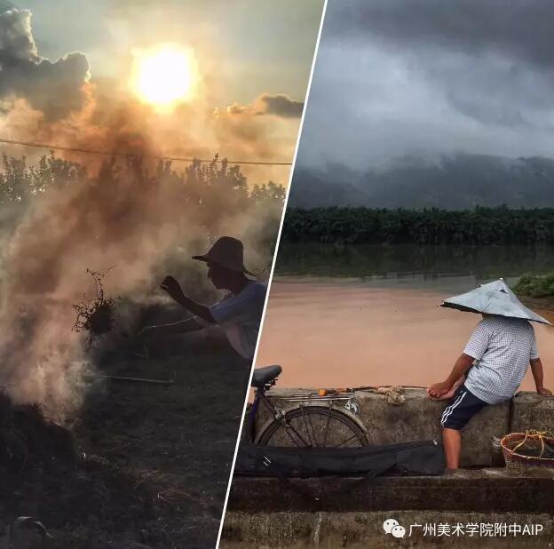 踏着夕阳归去， 乡民们简单惬意的生活（陈树强摄）