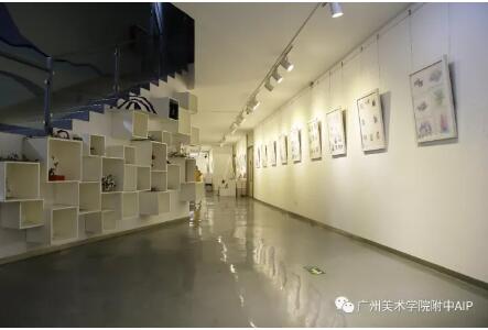 AIP校园开放日作品展览区