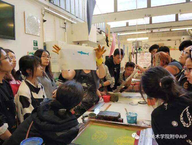 丝网印刷体验课课堂剪影2 丝网印刷体验课课堂剪影2