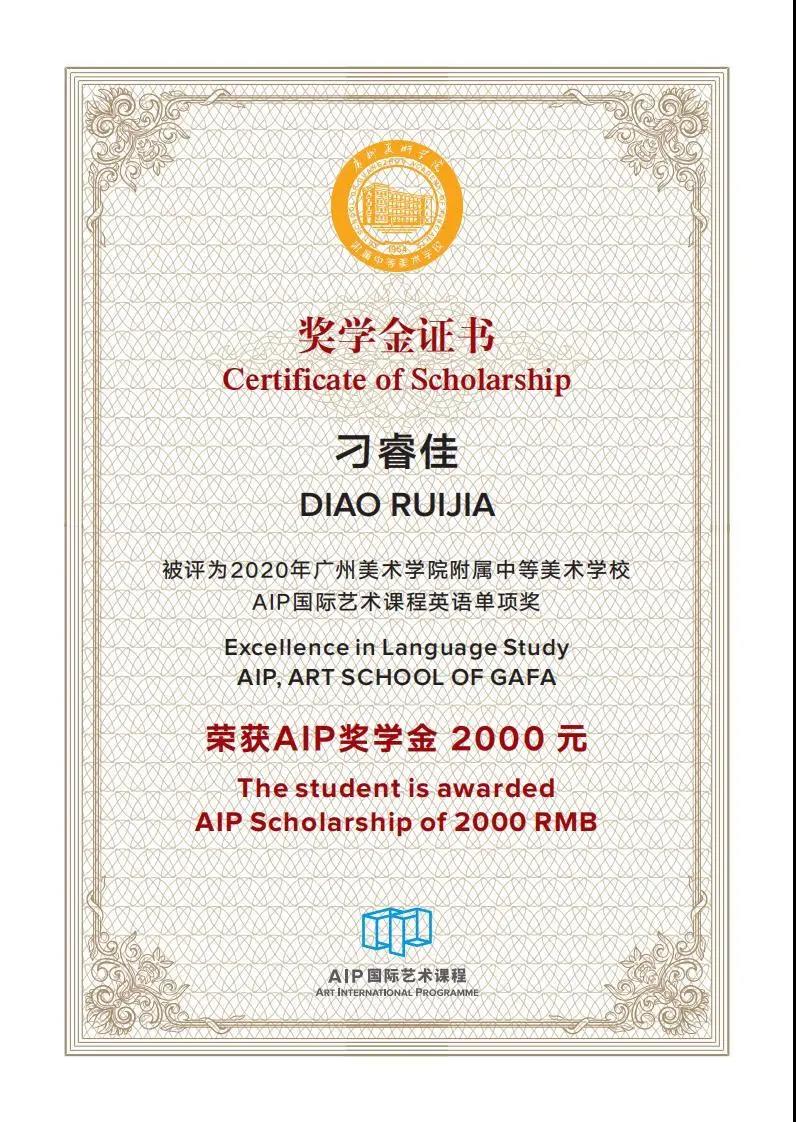 优秀！5位2020届AIP优秀学子获得校内奖学金