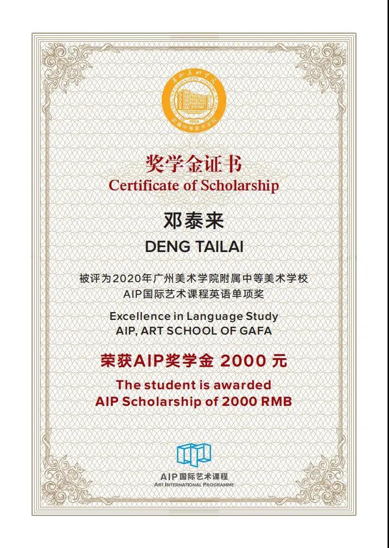 优秀！5位2020届AIP优秀学子获得校内奖学金