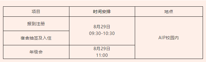 【重要通知】AIP2019级插班生开学通知! 【重要通知】AIP2019级插班生开学通知!